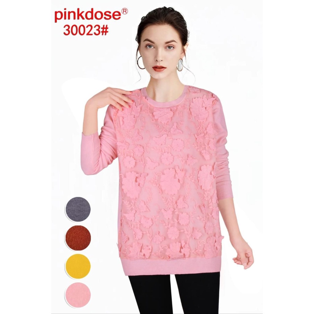 ATASAN BRUKAT RAJUT IMPORT PINKDOSE