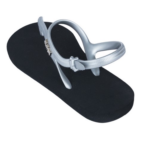 Sandal Zuma Elsa Black Silver Original