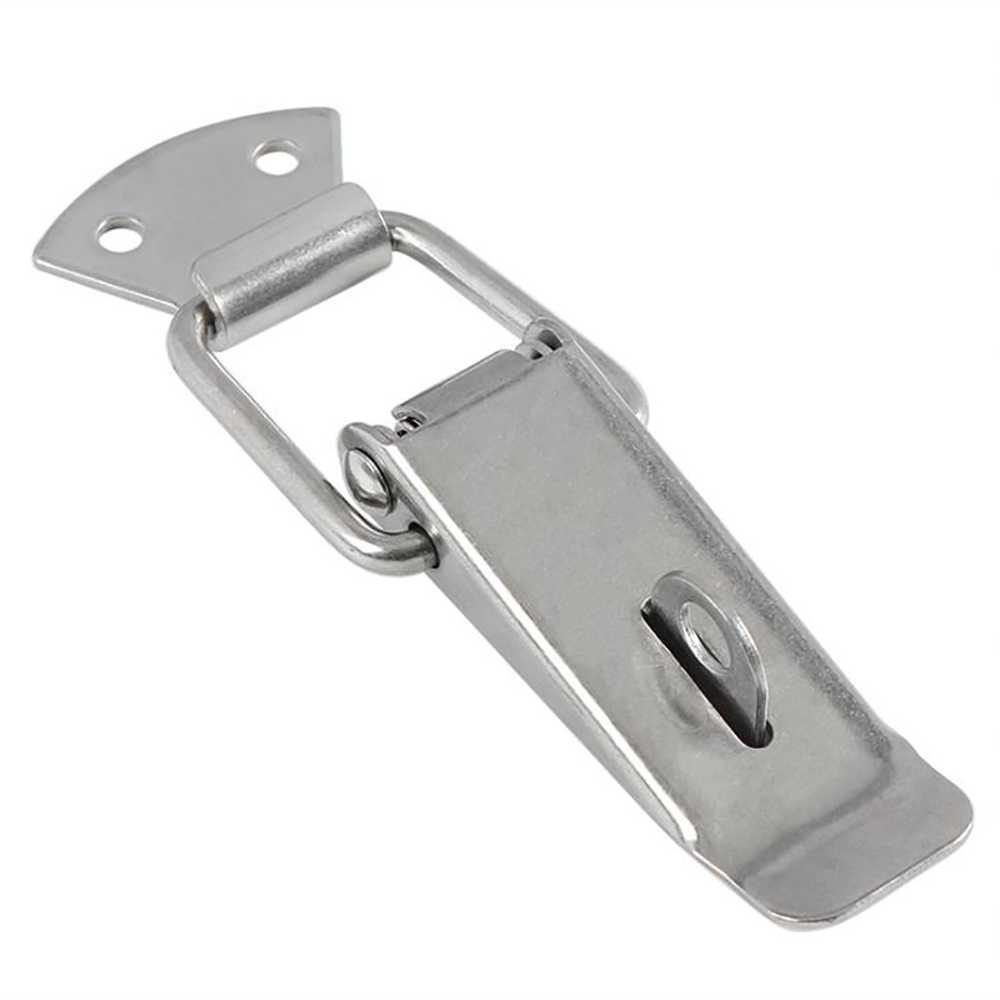 Kunci Peti Pengait Spring Loaded Buckle Lock Stainless Steel Pengunci Kotak Penyimpanan Lemari Brankas Berkualitas