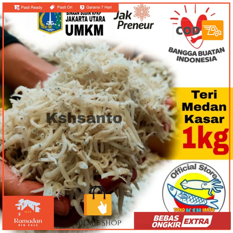 

ikan asin teri nasi kasar 1kg