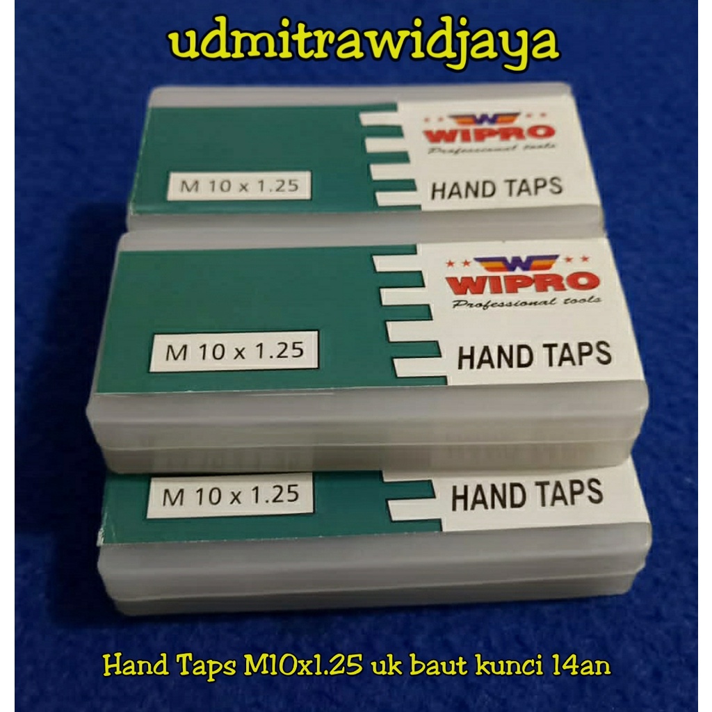 Hand Taps Handtab Handtap Handtaps Taps Handtap Wipro  alat pembuat ulir lubang baut ( Drat Halus ) m3 m4 m5 m6 m7 m8 m10 m12 m14 m16 m18 m20 m22 m24 m26 ALAT PEMBUAT DRAT HANDTAPS HAND TAPS TAPER PLUG BOTTOMING DRAT HALUS