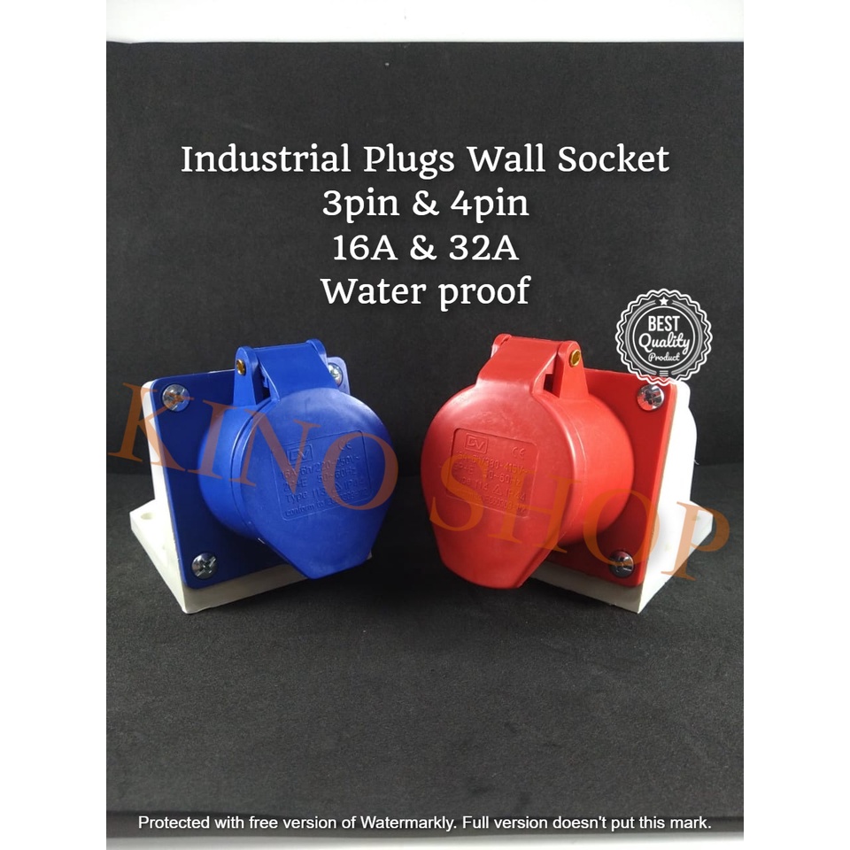 Plug Mounting Female 3Phase & 4Phase - Industrial Plug Female