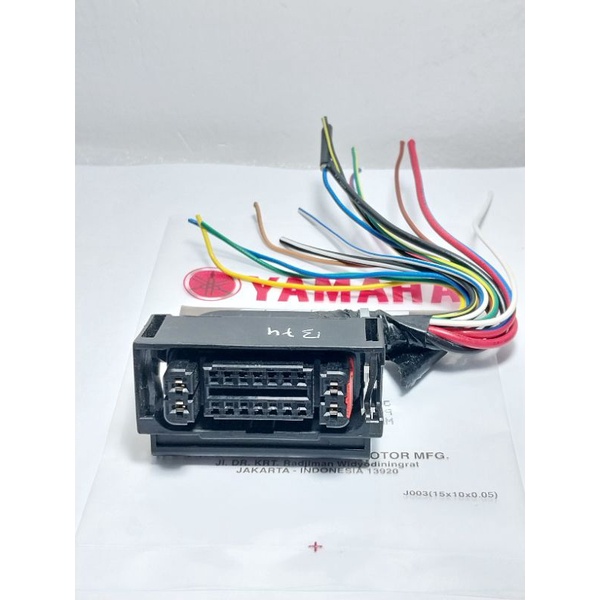 Soket abs modul abs yamaha aerox 155 nmax 155 pin 14 original part asli potonan kabel body