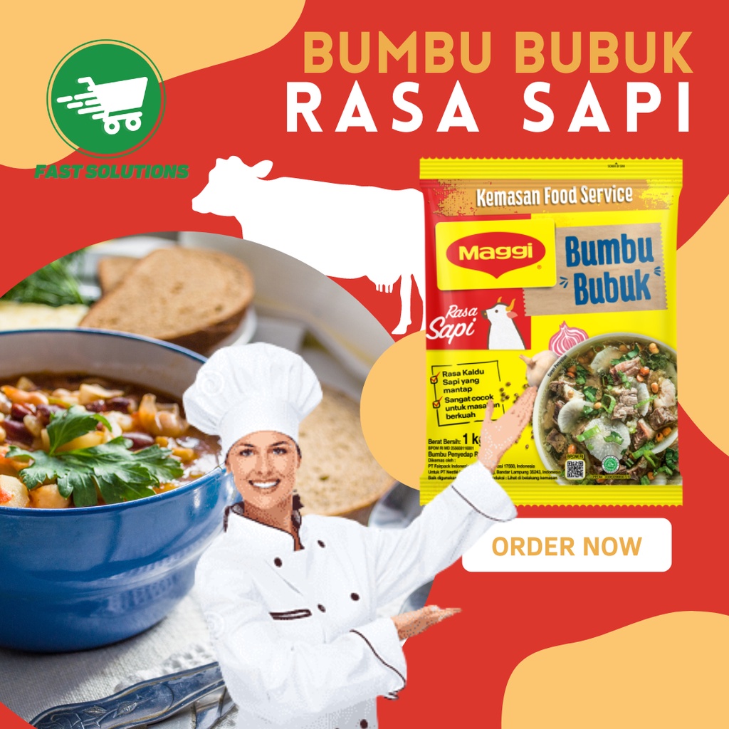 

MAGGI® Beef Bouillon Powder 1KG x 6