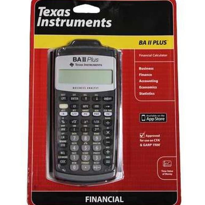 

Texas Instruments Ba Ii Plus Standard - Kalkulator Keuangan Finance