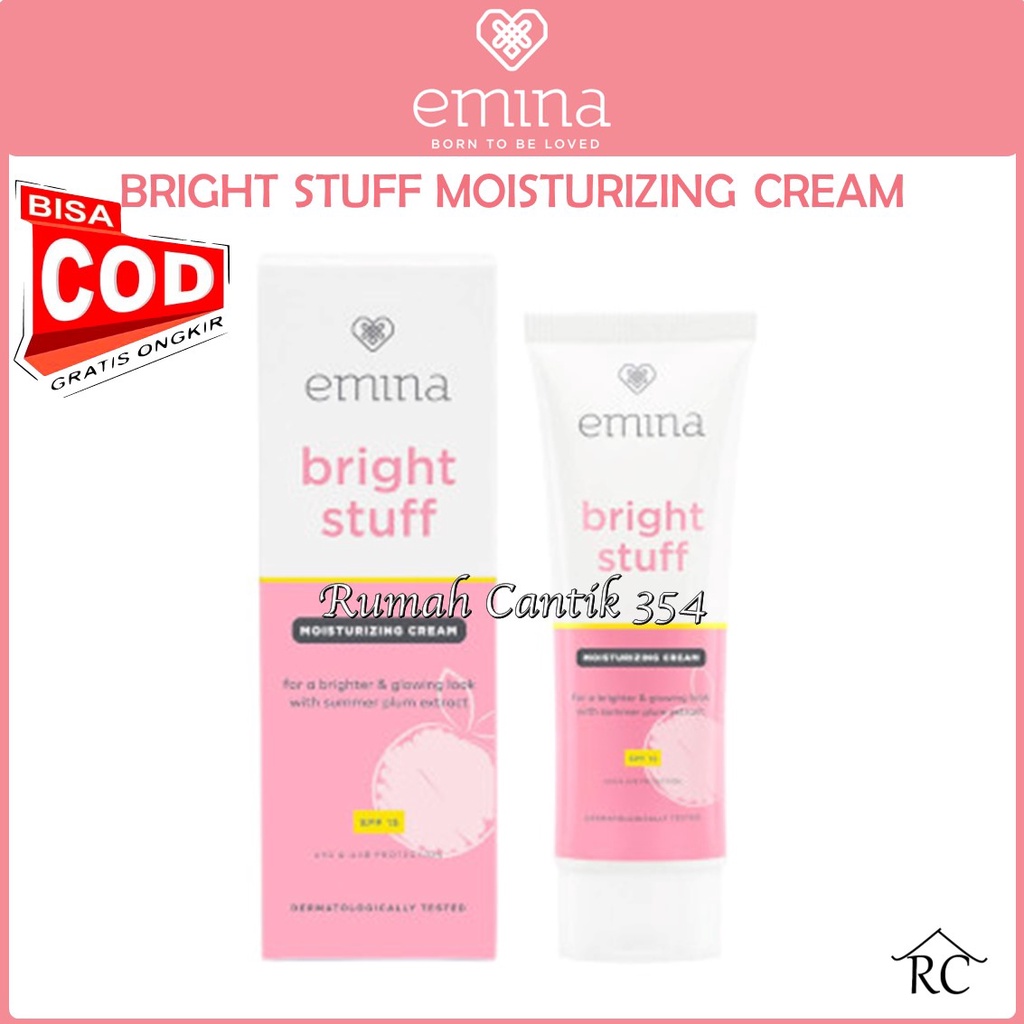 Emina Bright Stuff Moisturizing Cream 20ml RUMAH CANTIK