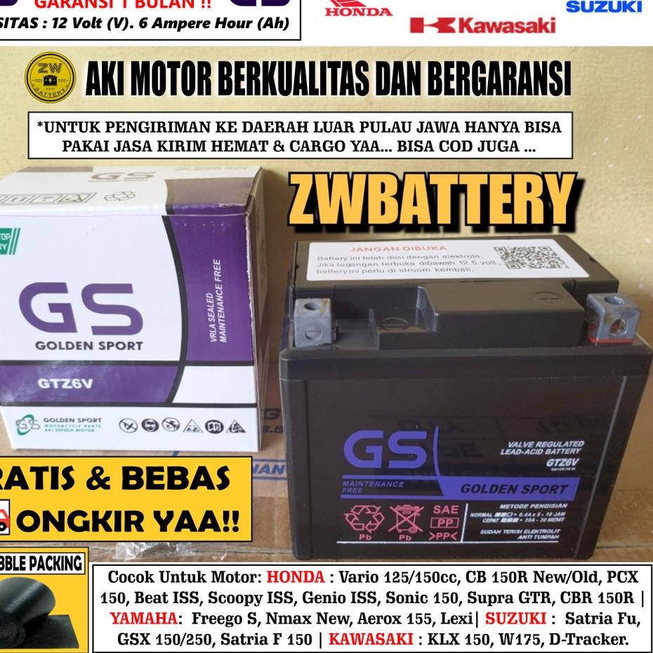 ❃ AKI MOTOR VARIO 125, CB 150R OLD/NEW, PCX 150, NMAX NEW GTZ6V GS MF ➬