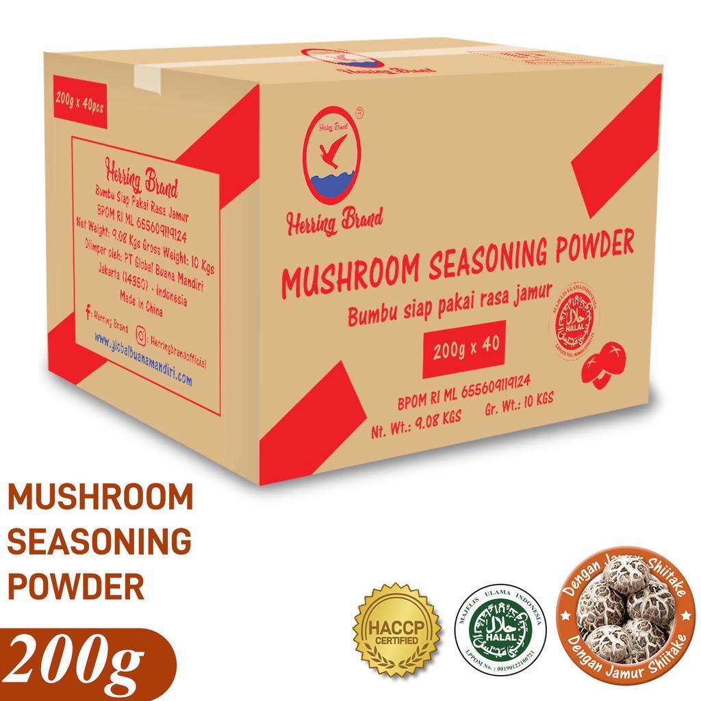 

HERRING Kaldu Jamur Shiitake Mushroom 200 gr PER DUS isi 40pcs