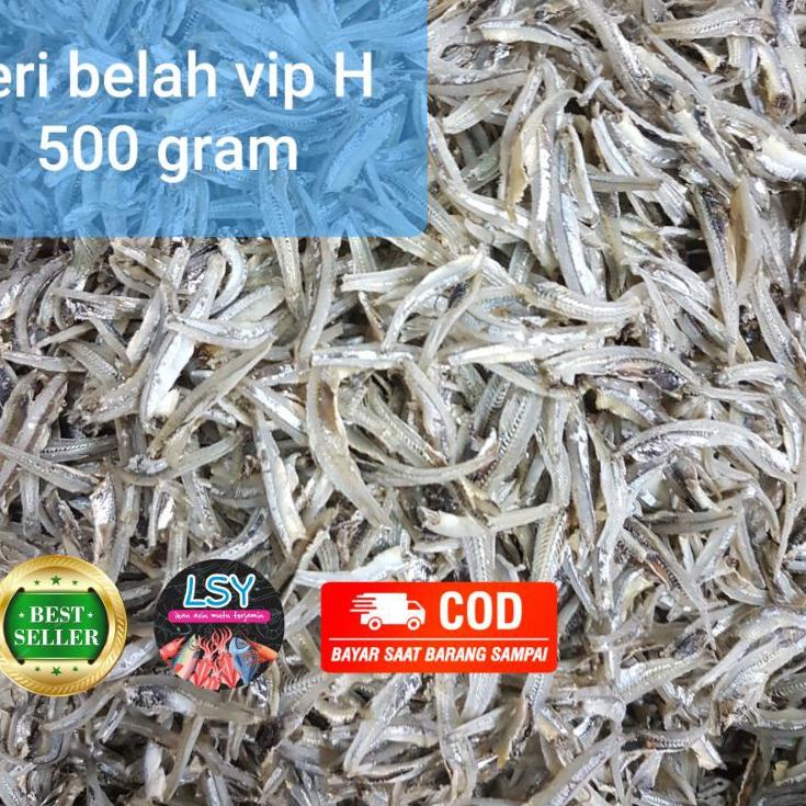

Free Ongkir/ ikan asin Teri belah vip / jengki belah vip 500gr