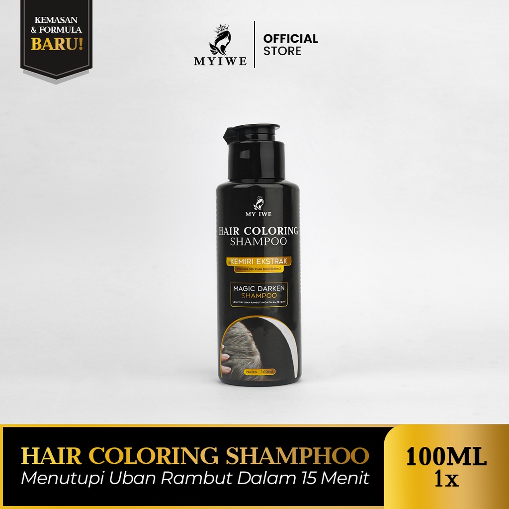 Shampoo My Iwe Original / Penghitam Rambut Beruban Instan / Penghitam Rambut Uban