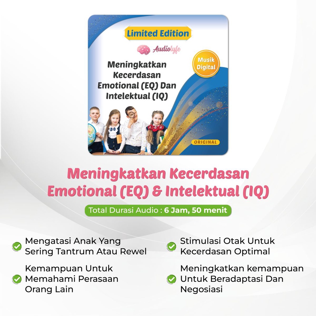 DVD Audiolyfe Stimulasi Otak Untuk Atasi Berbagai Masalah Anak
