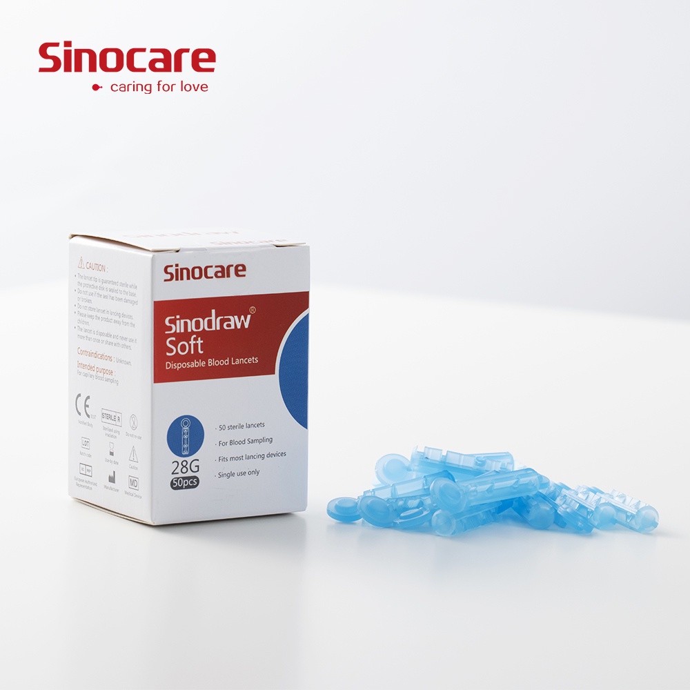 Sinocare Sinodraw Blood Lancet 28G (50 pcs)