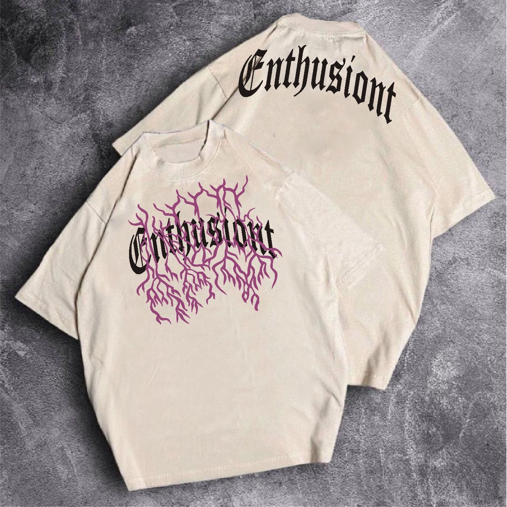 GSC - Kaos Oversize ENTHUSIAST / Baju Kaos Oversize / T-Shirt Oversize