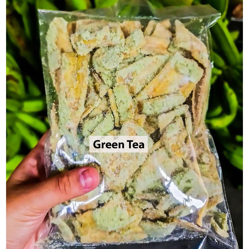 

Keripik Pisang Kepok Rasa Green Tea Asli Lampung