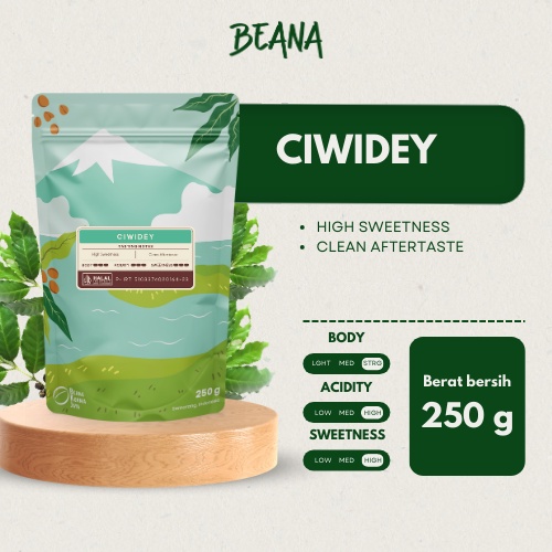 

Beana Roastery - Ciwidey Arabica Coffee Roasted Beans | Biji Kopi Bubuk 250gr
