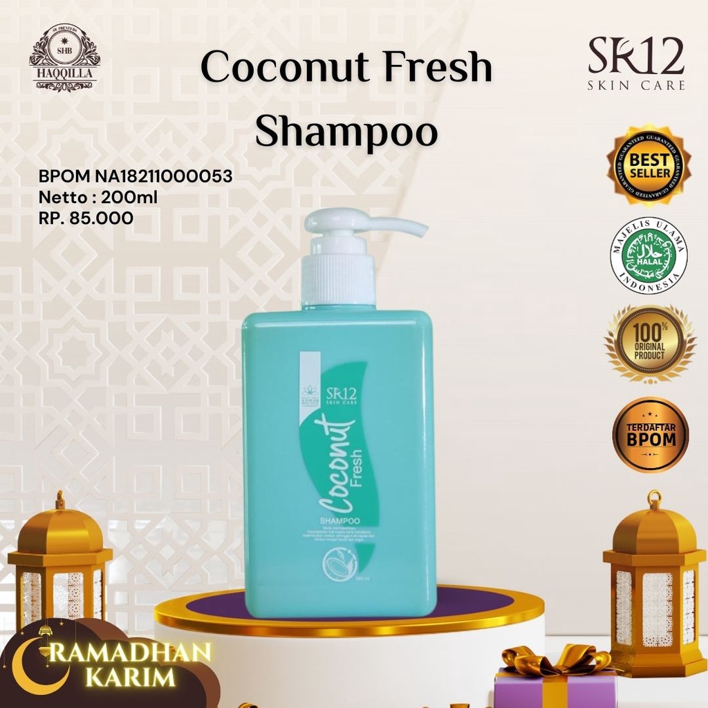 COCONUT SHAMPO SR12/ MENGHILANGKAN KETOMBE