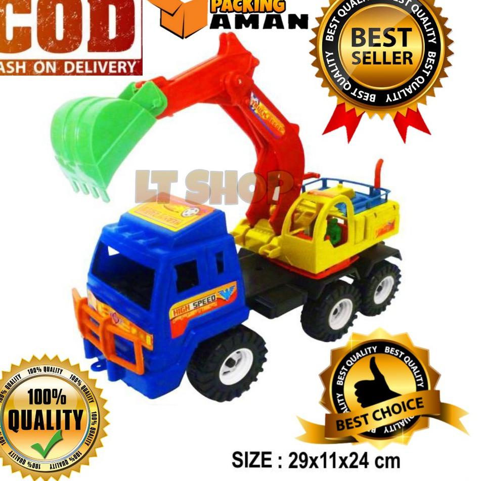 Terlaku.../ PROMO Mainan Anak Mobil Mobilan Truk Truck Garuk / Mainan Mobil Truk Excavator / Traktor Konstruksi