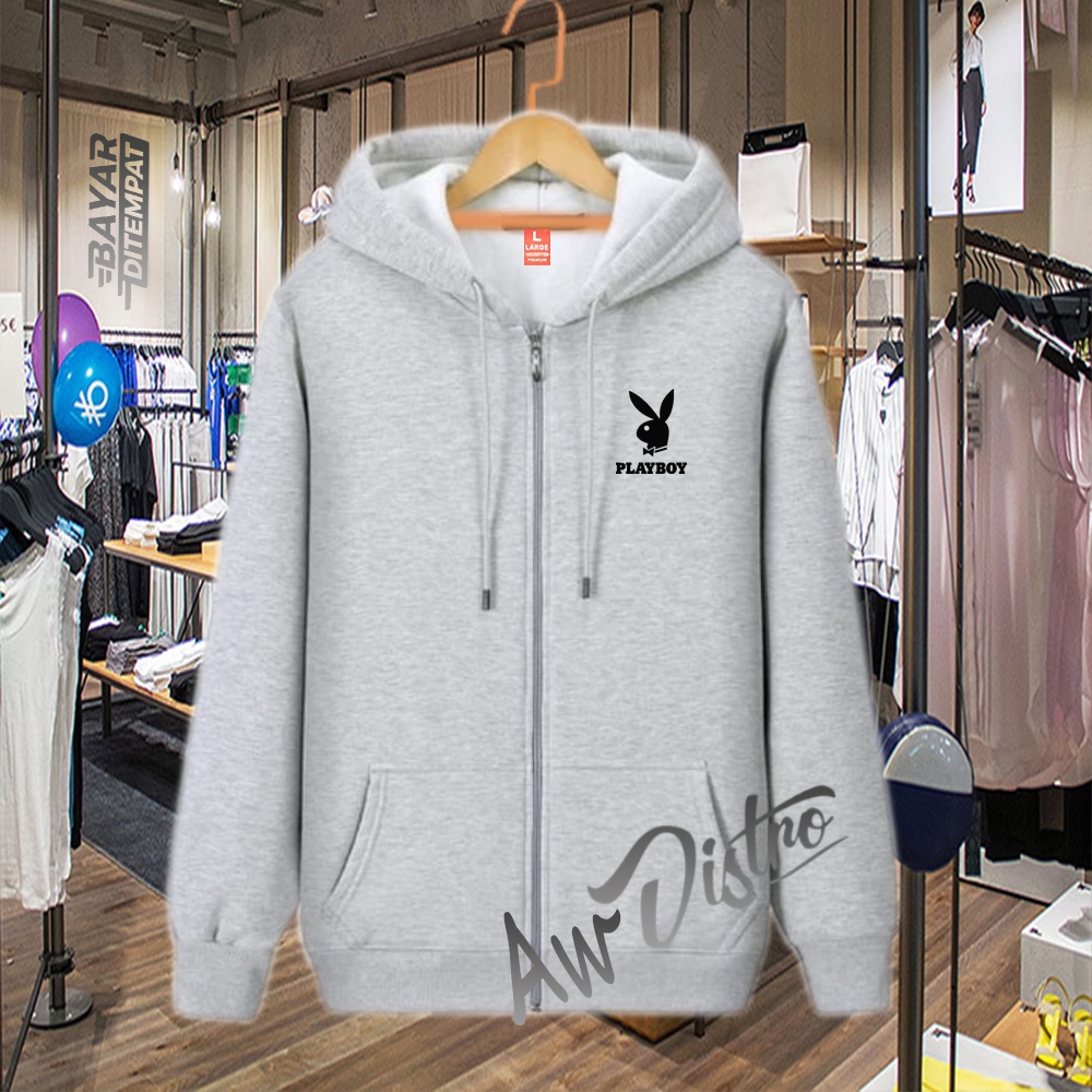 COD Jaket Distro P.Boy LogoText Hitam Premium Quality Sweater Tulisan Jaket Kata-Kata Hoodie Sablon