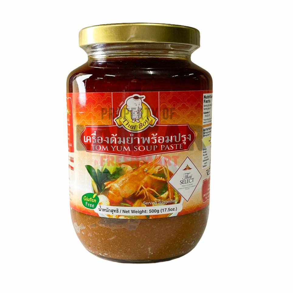 

➱ THAIBOY TOM YUM SOUP PASTE 500GR / THAIBOY TOMYUM SOUP PASTE 500GR ☊