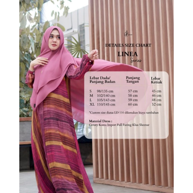 NewAbaya Linea motif garis by sheenar