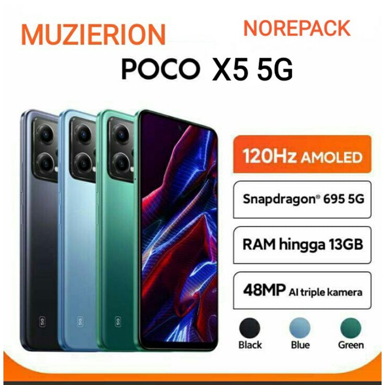 Poco X5 5G NFC Ram 8/256GB Garansi Resmi
