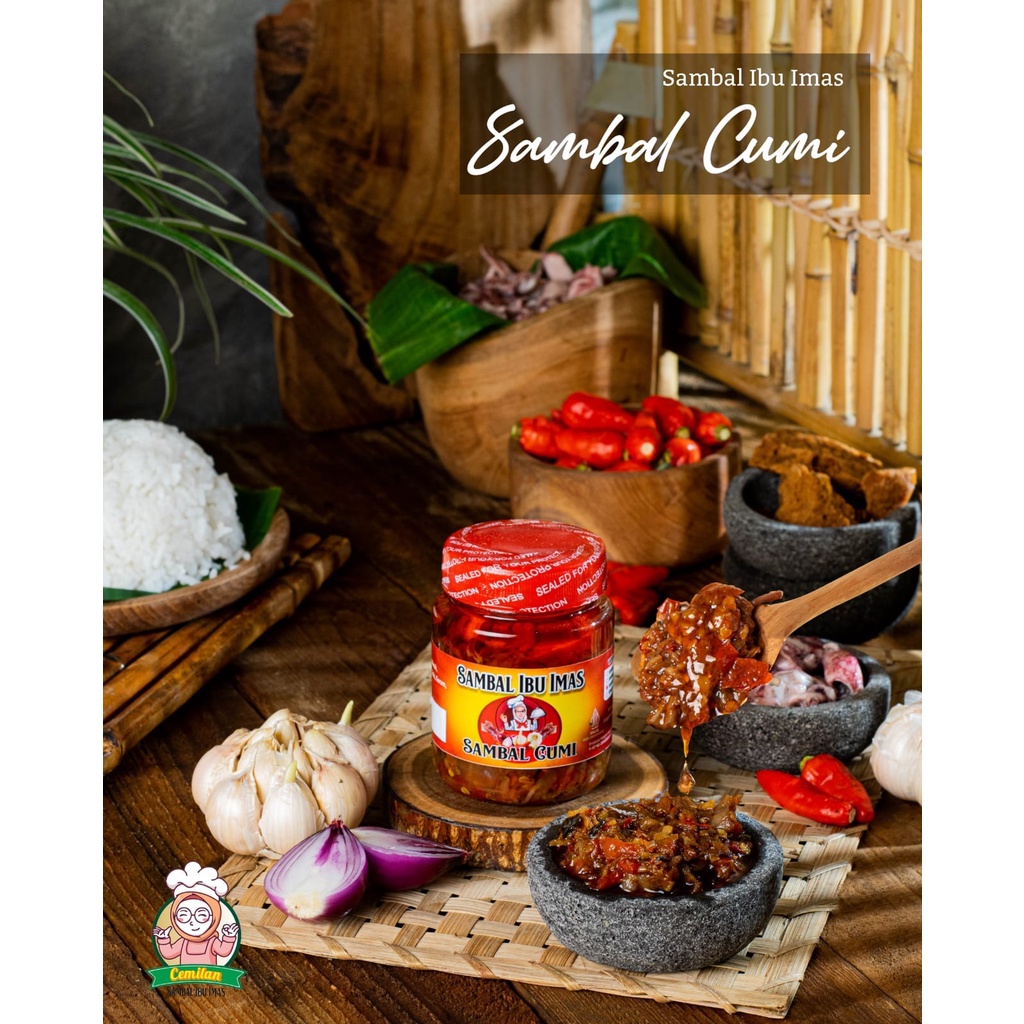 

SAMBAL CUMI BU IMAS - SAMBAL ENAK PEDAS DAN GURIH - SAMBAL TOPLES TERMURAH
