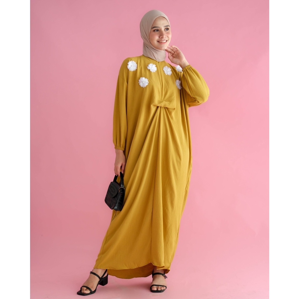 Myrubylicious MIYUKI KAFTAN KODE NN2528 | KAFTAN | BAJU MUSLIMAH | DRESS | KAFTAN LENGAN PANJANG