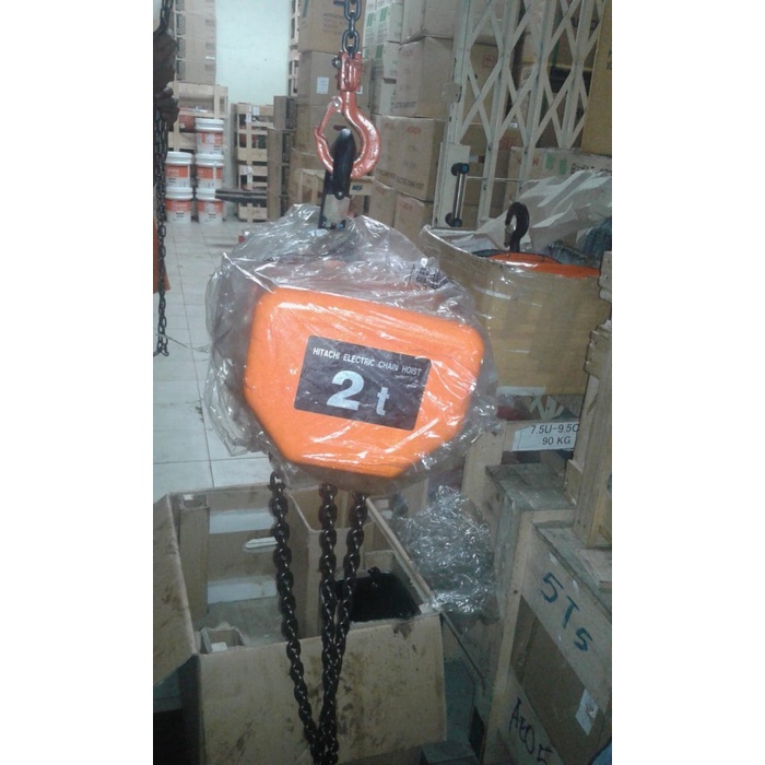 Terlaris Chain Electric Chain Hoist Hitachi Cap. 2 Ton X 6 Mtr ( Naik-Turun )