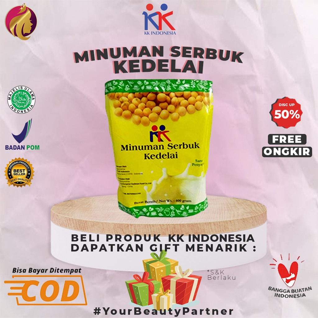 

KK Minuman Serbuk Kedelai Susu 400gr - IZZAT STORE