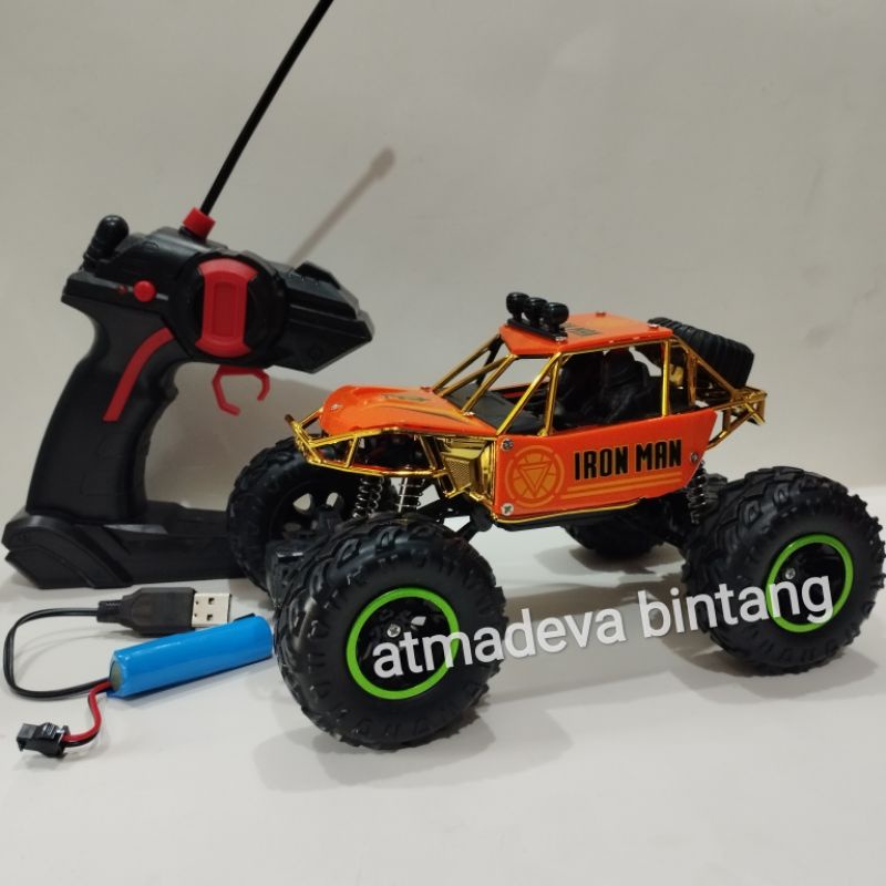 Mainan RC Mobil Remote Off-road Super Climbing 2wd Scale 1:20 Batre Cash Siap COD