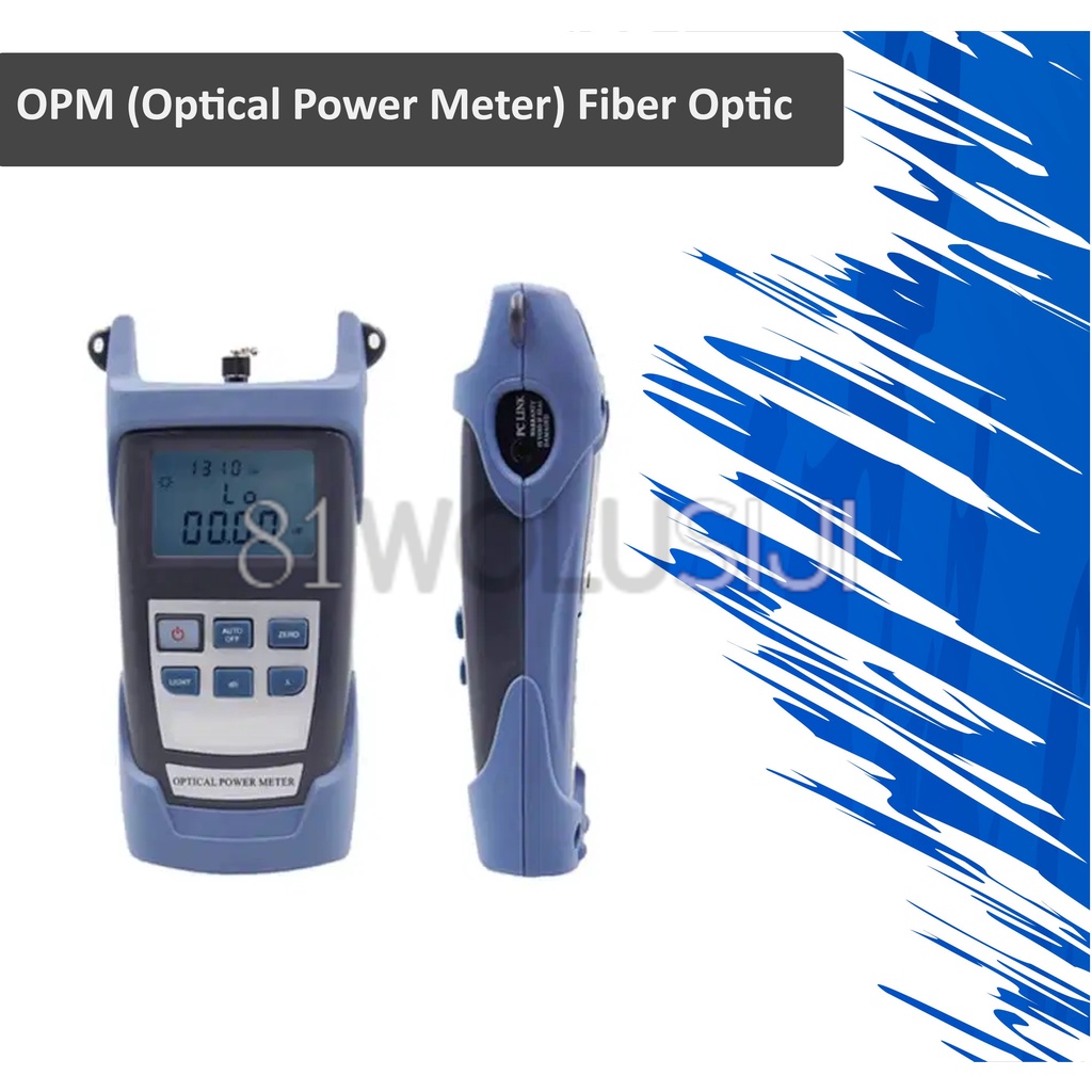 OPM Optical Power Meter Fiber Optik - Fiber optic tester