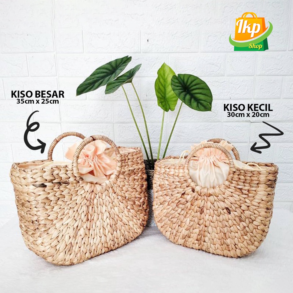 ikpshop Tas Anyam Kiso Besar Kiso Kecil Tempat Hampers Anyam Termurah