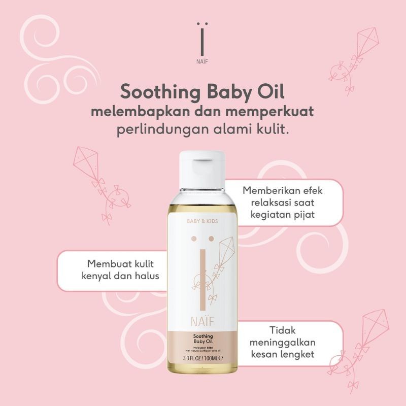 Naif Soothing Baby Oil 3.3 fl / 100ml