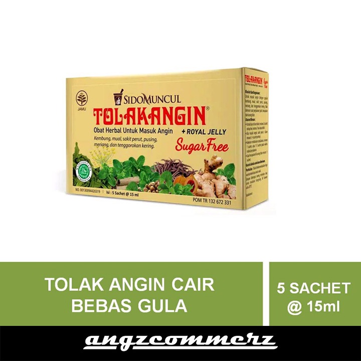 

SIDOMUNCUL Tolak Angin Sugar Free Bebas Gula Jamu Herbal Masuk AnginRS