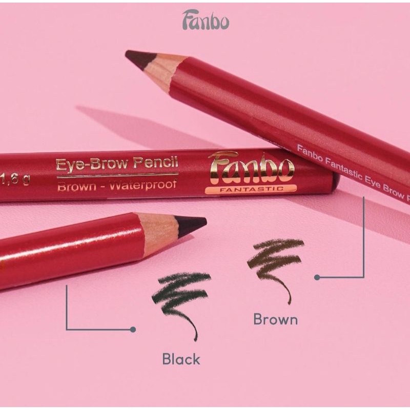 ❄️MATCHA❄️ FANBO EYEBROW WATERPROOF - PENSIL ALIS FANBO BPOM ORIGINAL