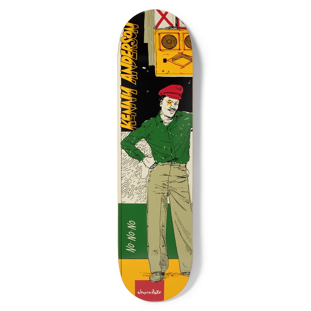 Anderson 8.0” Sound System Chocolate Skateboard Deck
