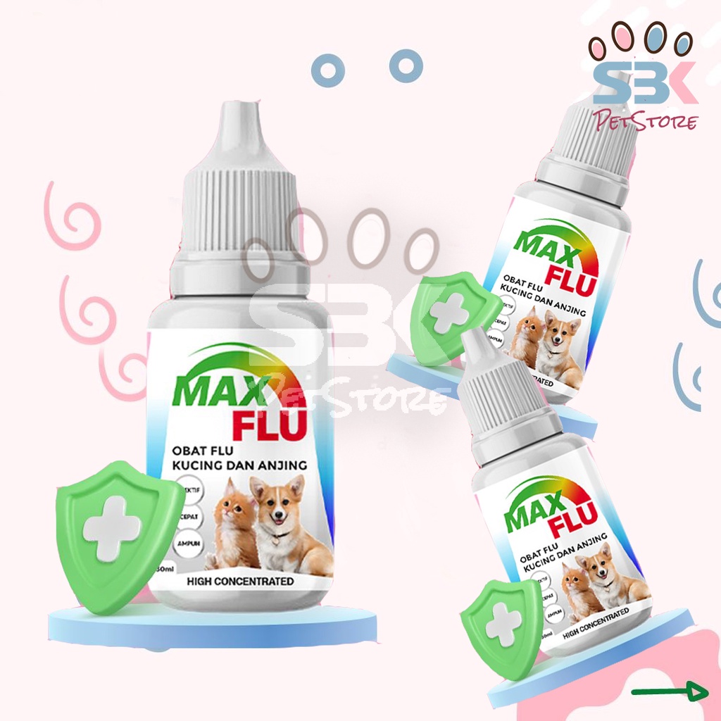 Max Flu Obat Flu Kucing &amp; Anjing 30ml