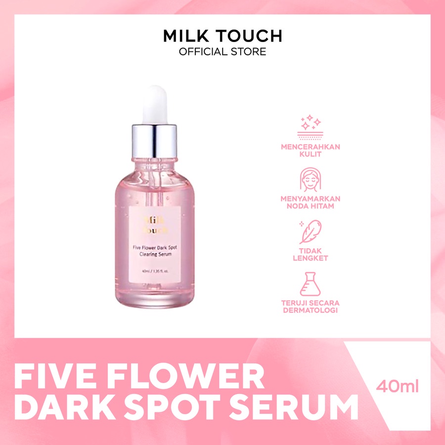 MILK TOUCH Five Flower Dark Spot Serum 40mL | Brightening