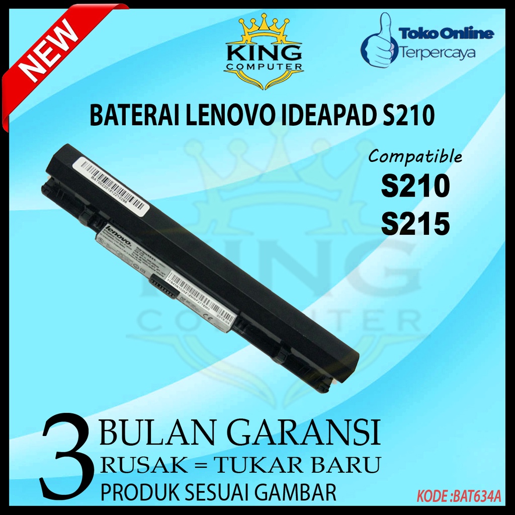 Baterai Original LENOVO IdeaPad S210 S215