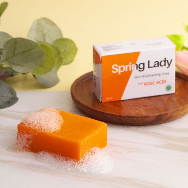 Spring Lady Skin Brightening Soap With Kojic Acid 135gr