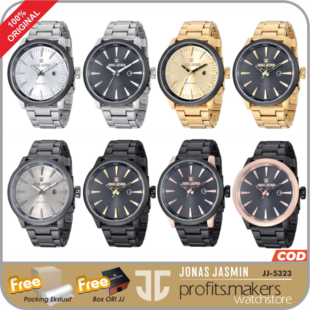 JONAS JASMIN JJ 5323  / JJ-5323 / JJ5323  Watch Jam Tangan Pria ORIGINAL