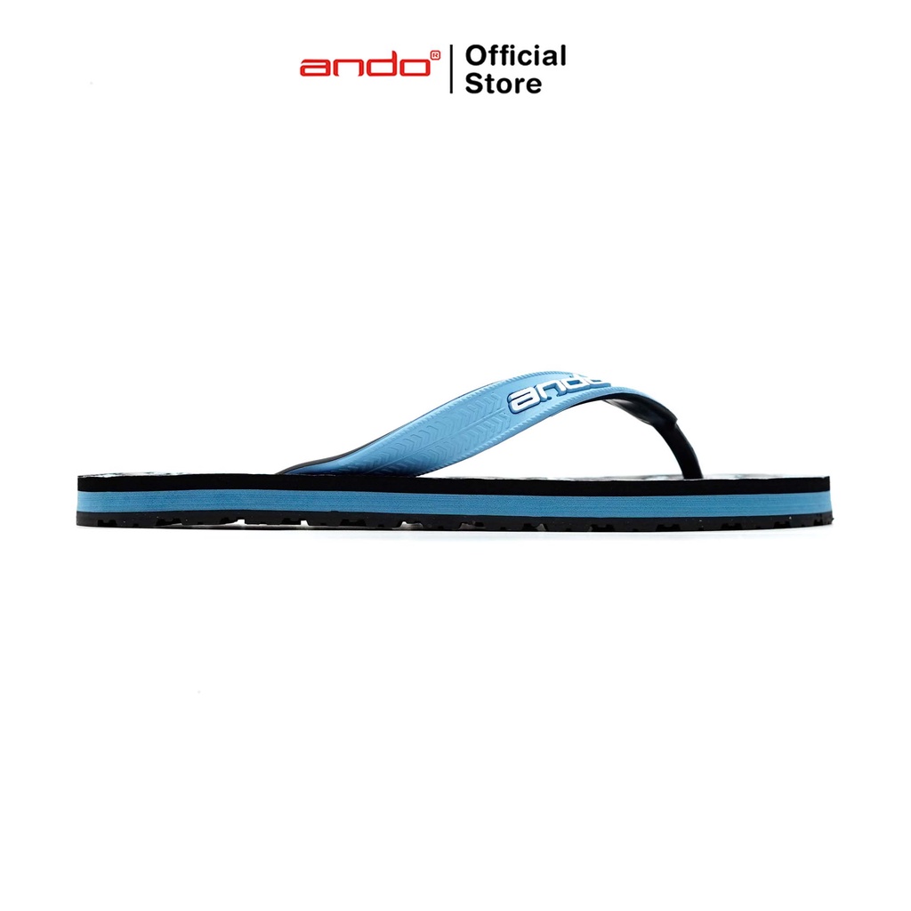 Ando Official Sandal Jepit Platoon Pria Dewasa - Biru Muda