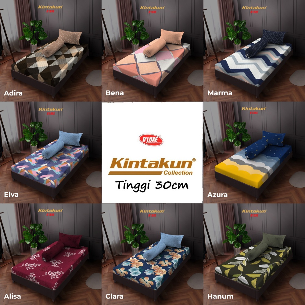 Kintakun Dluxe - Sprei Single T30 (120x200) tinggi 30 Terlaris pilihan