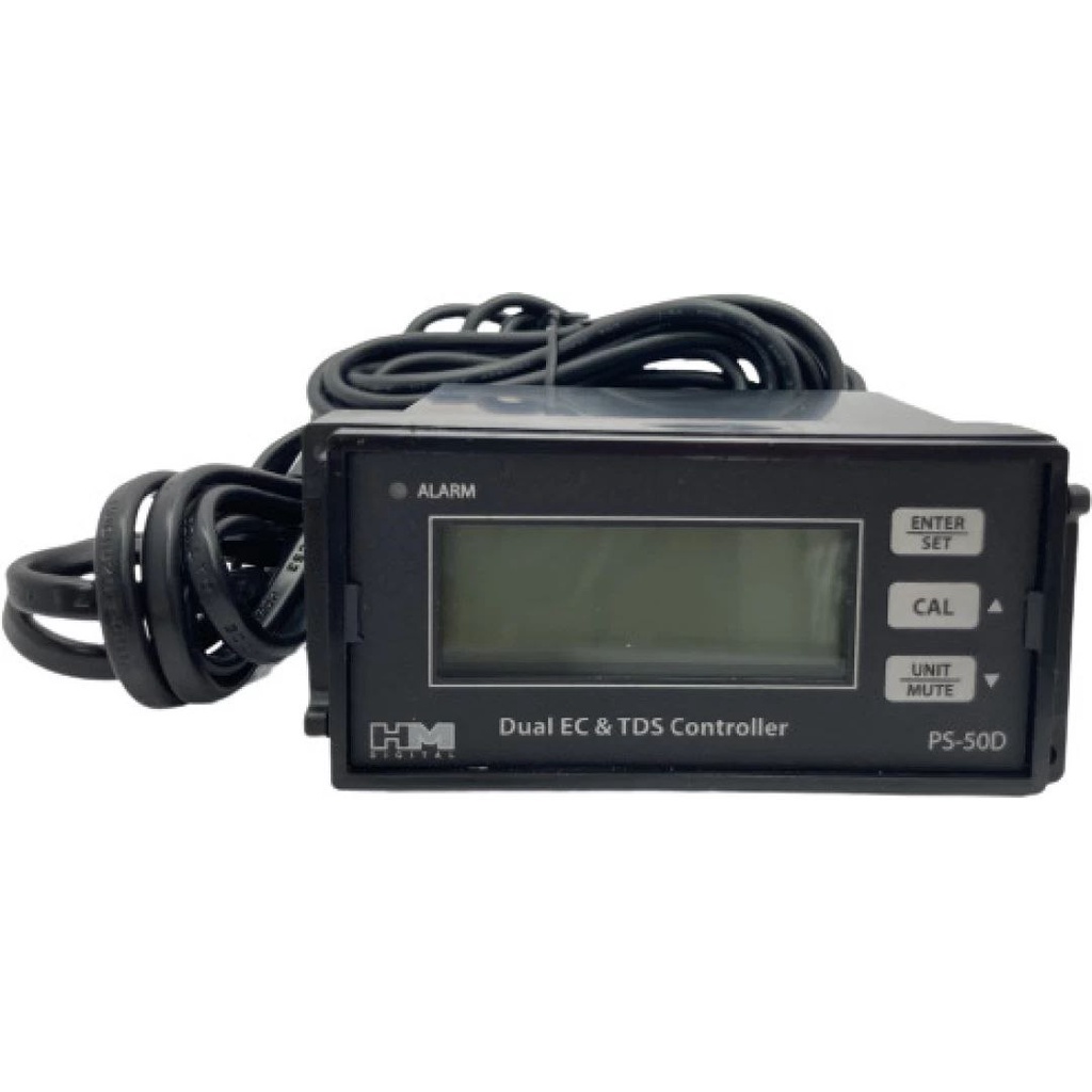 TDS CONTROLLER HM DIGITAL PS-50D Dual Display TDS/EC Lines Controller