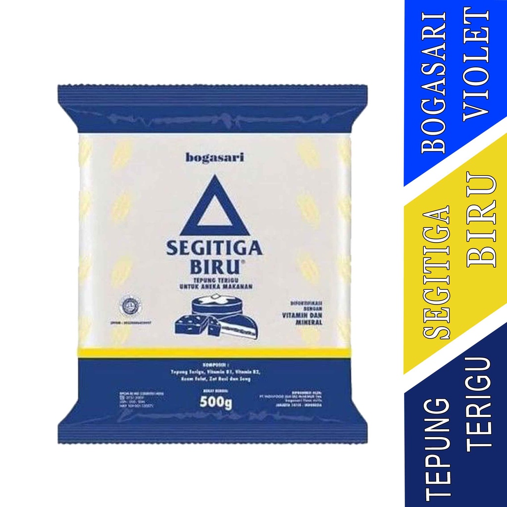 

BOGASARI- SEGITIGA BIRU- TEPUNG TERIGU- ANEKA MAKANAN- 500g
