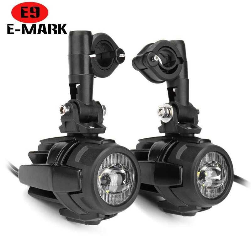 Lampu Kabut Motor Led Fog Driving Light for BMW R1200GS - E9 - Black