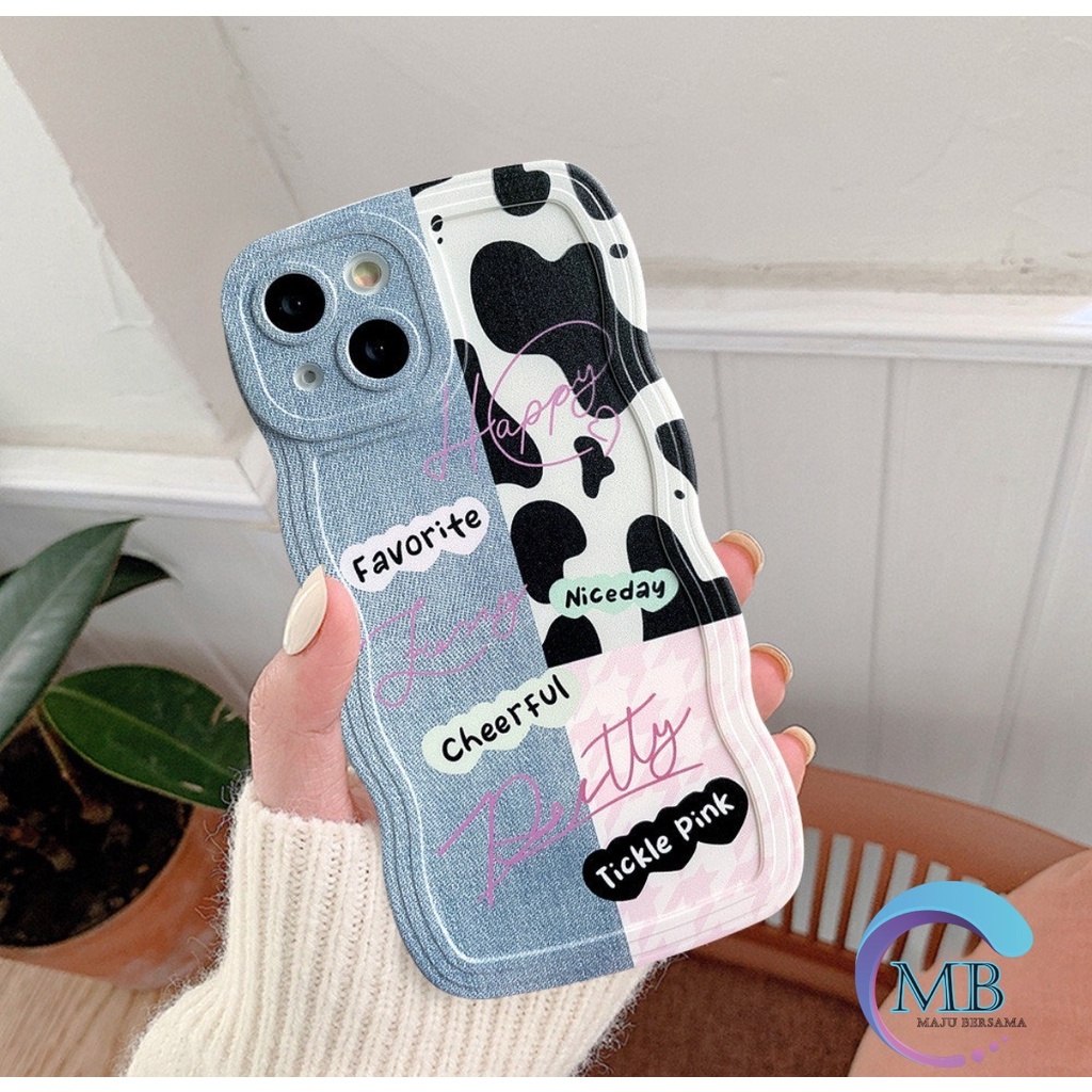 SS802 SOFTCASE PATCH DENIM LEOPARD FOR INFINIX SMART 5 6 HD PLUS HOT 9 10 11 12 30 30I 30 PLAY 11S 12I 12 PRO 20 20I 20S NOTE 12 G96 MB4498