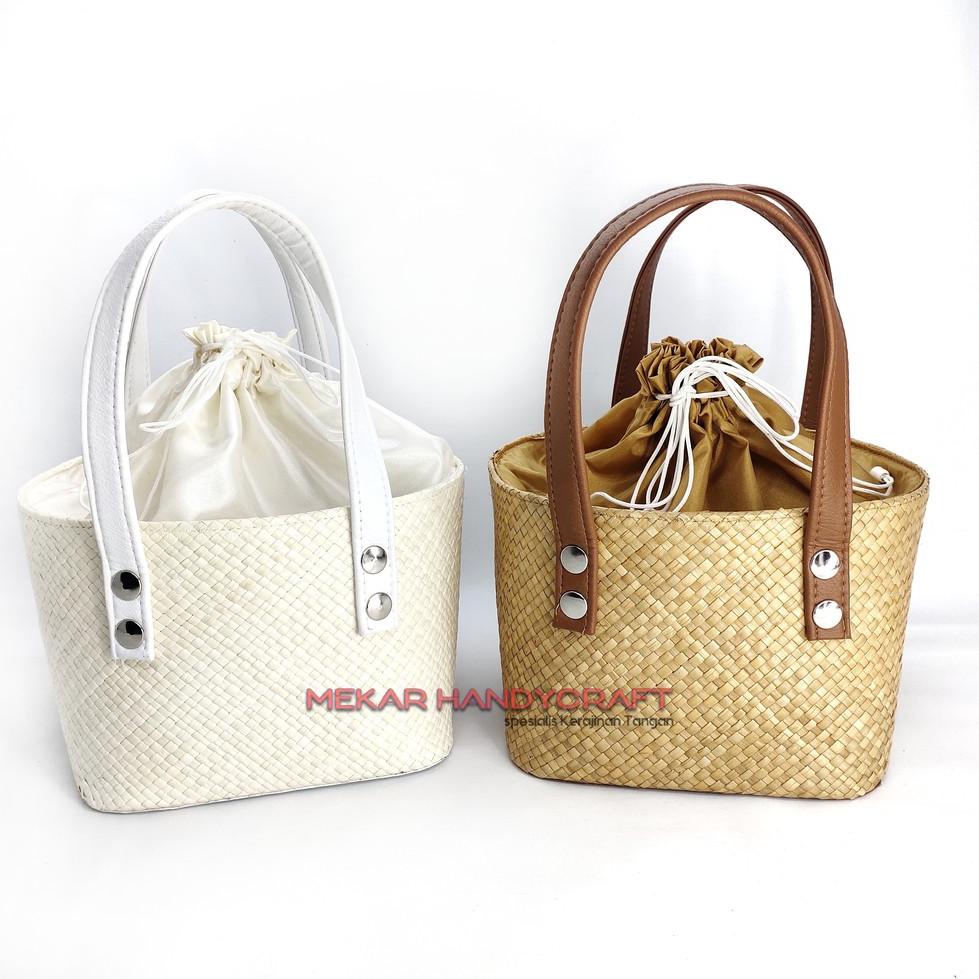 CHEKOUT TAS JINJING PARCEL ANYAMAN PANDAN
