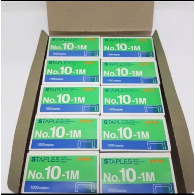 

ISI STEPLES NO 10 HD - 1MM ( ISI 20 KOTAK)