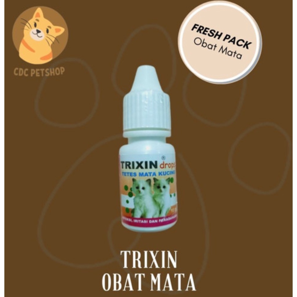 Obat Trixin tetes mata kucing 10 ml obat kucing untuk mata Obat Mata Kucing